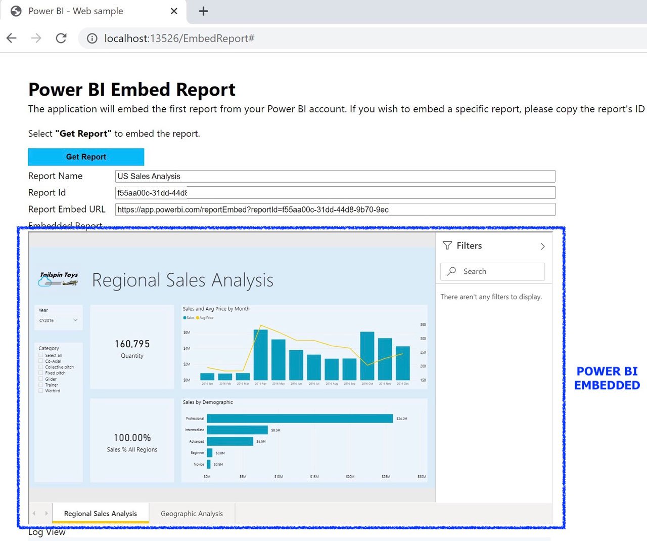 Embed Power BI Reports On Your Website or Portal – ASP.NET Core