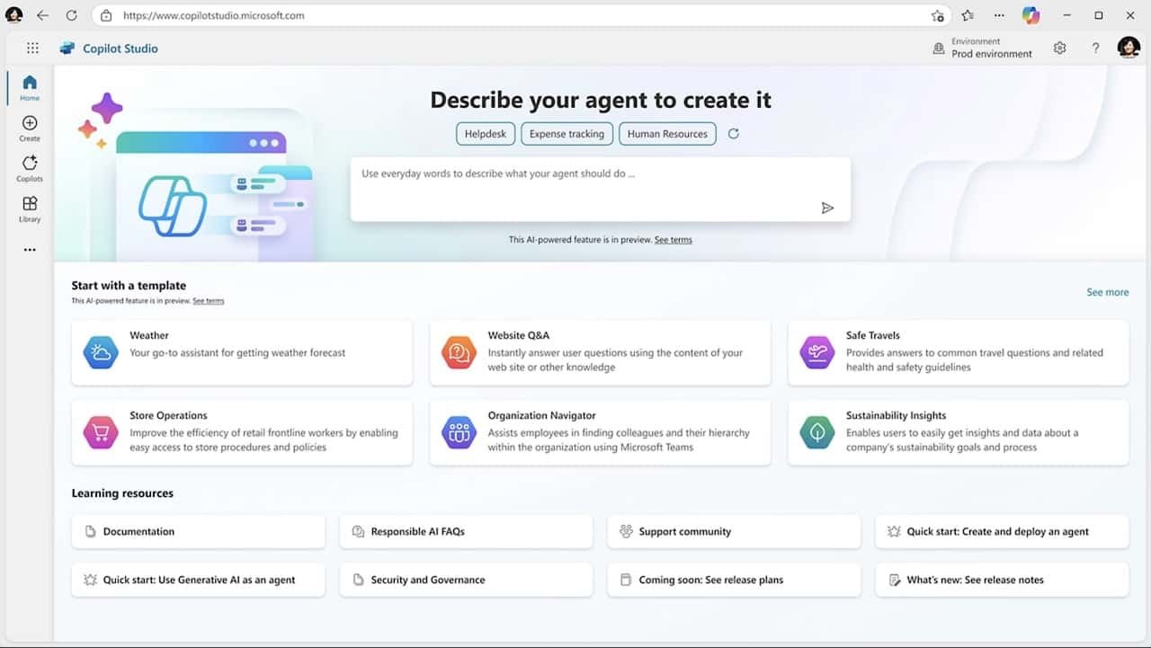 microsoft copilot studio create agent microsoft copilot studio create agent
